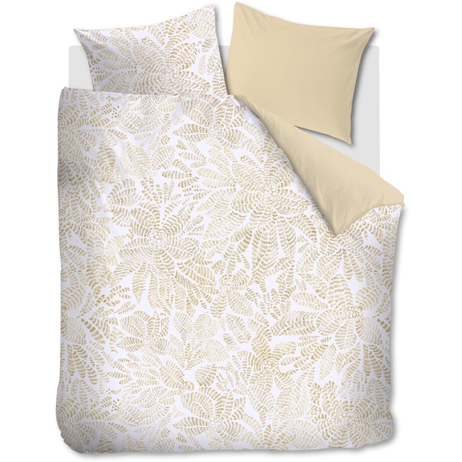 Beddinghouse Indy dekbedovertrek - Lits-Jumeaux XL - 260 x 200/220 cm - Naturel afbeelding 1