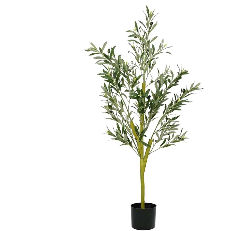vidaXL - Kunstolijfboom - 450 - blaadjes - 120 - cm - groen afbeelding 1