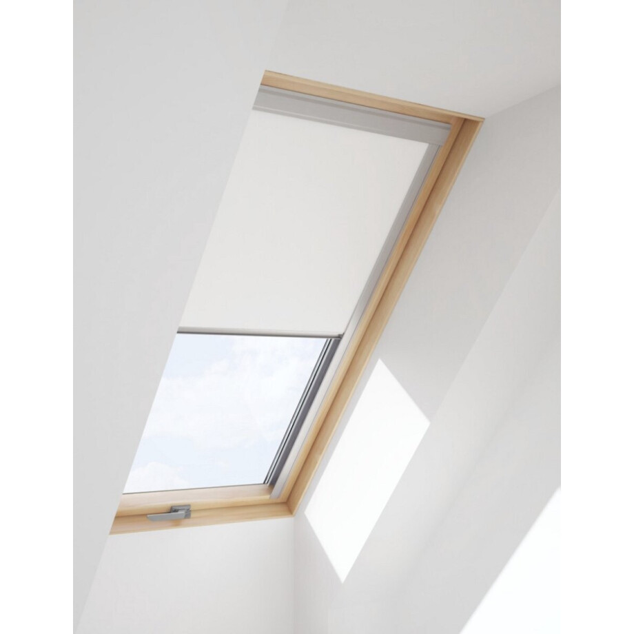 Contrio Verduisterend Rolgordijn voor VELUX Dakramen, P06 406, *Wit* afbeelding 1