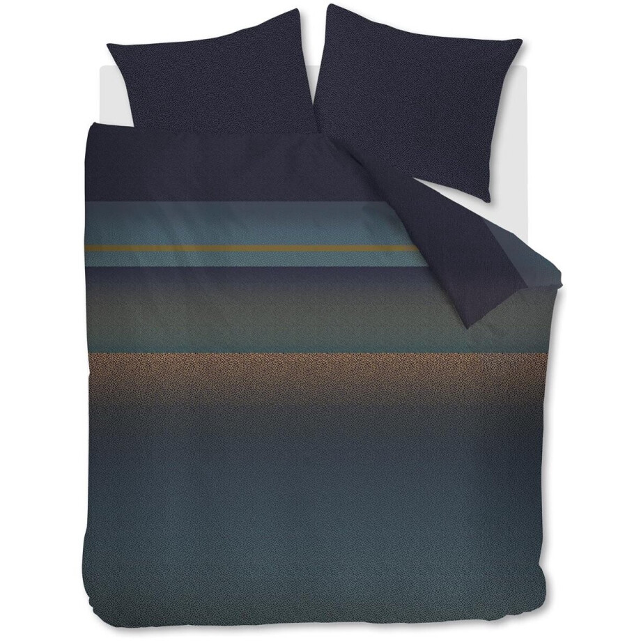 Beddinghouse Lenny dekbedovertrek - Tweepersoons - 200x200/220 cm - Blauw afbeelding 1