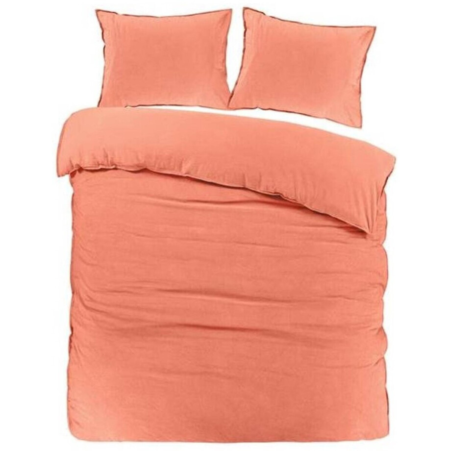 Papillon Juliette Dekbedovertrek - Lits-jumeaux - 240x200/220 cm - Orange Papillon Juliette Dekbedovertrek - Lits-jumeaux - 240x200/220 cm - Orange afbeelding 1