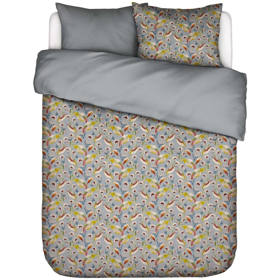 Essenza Aurelina Dekbedovertrek Global grey - Tweepersoons – 200x200/220 cm afbeelding 1
