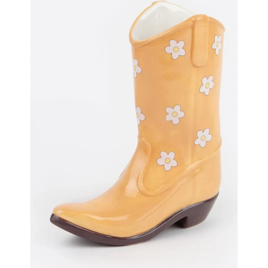 DOIY - Cowboy vaas - Cowboylaars - Geel - Gele cowboylaars - Gele vaas afbeelding 1
