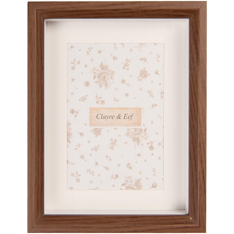 Clayre & Eef Fotolijst 13x18 cm Bruin MDF afbeelding 1