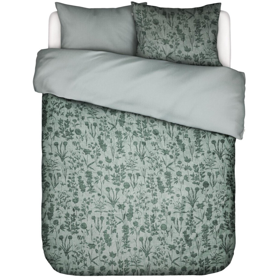 ESSENZA Maribel Dekbedovertrek Groen - Lits-Jumeaux - 240x200/220 cm afbeelding 1
