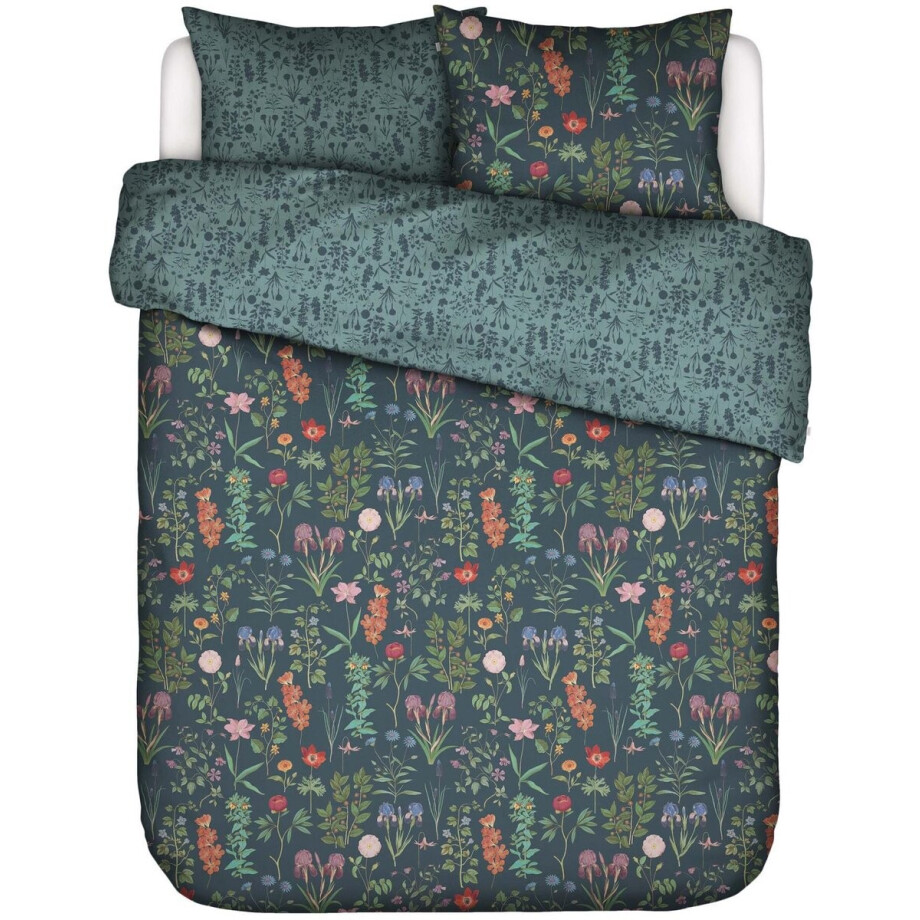 ESSENZA Marigold Dekbedovertrek Slate grey - Lits-Jumeaux - 240x200/220 cm ESSENZA Marigold Dekbedovertrek Slate grey - Lits-Jumeaux - 240x200/220 cm afbeelding 1