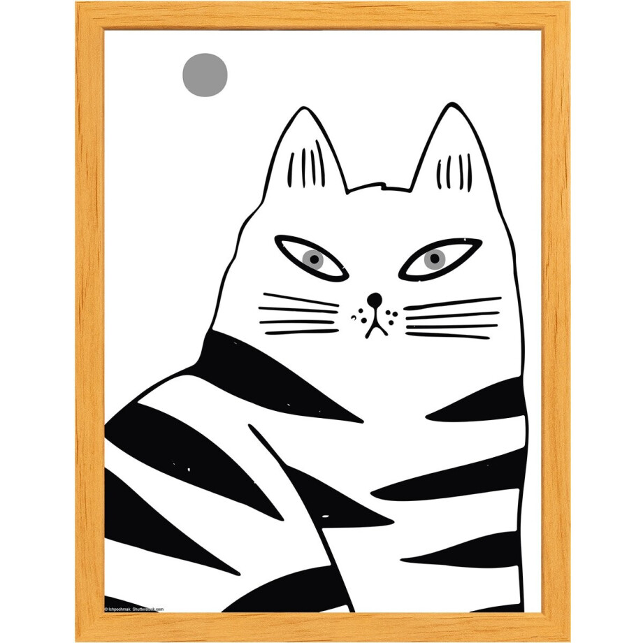 Walther Liv - Houten lijst - Fotoformaat 30x40 cm - Kunstglas - Natuur Walther Liv - Houten lijst - Fotoformaat 30x40 cm - Kunstglas - Natuur afbeelding 1