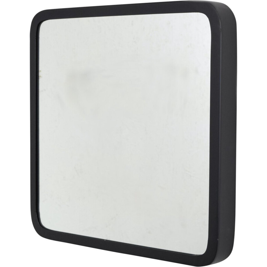 LOFT42 Mirror Spiegel Vierkant Zwart - Industrieel - Metaal - 42x42 LOFT42 Mirror Spiegel Vierkant Zwart - Industrieel - Metaal - 42x42 afbeelding 1