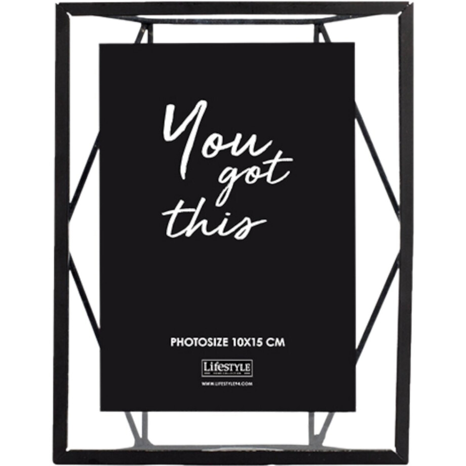 Braxton Home Collection - Nuri Fotolijst Set van 2 - 10x15 - Zwart afbeelding 1