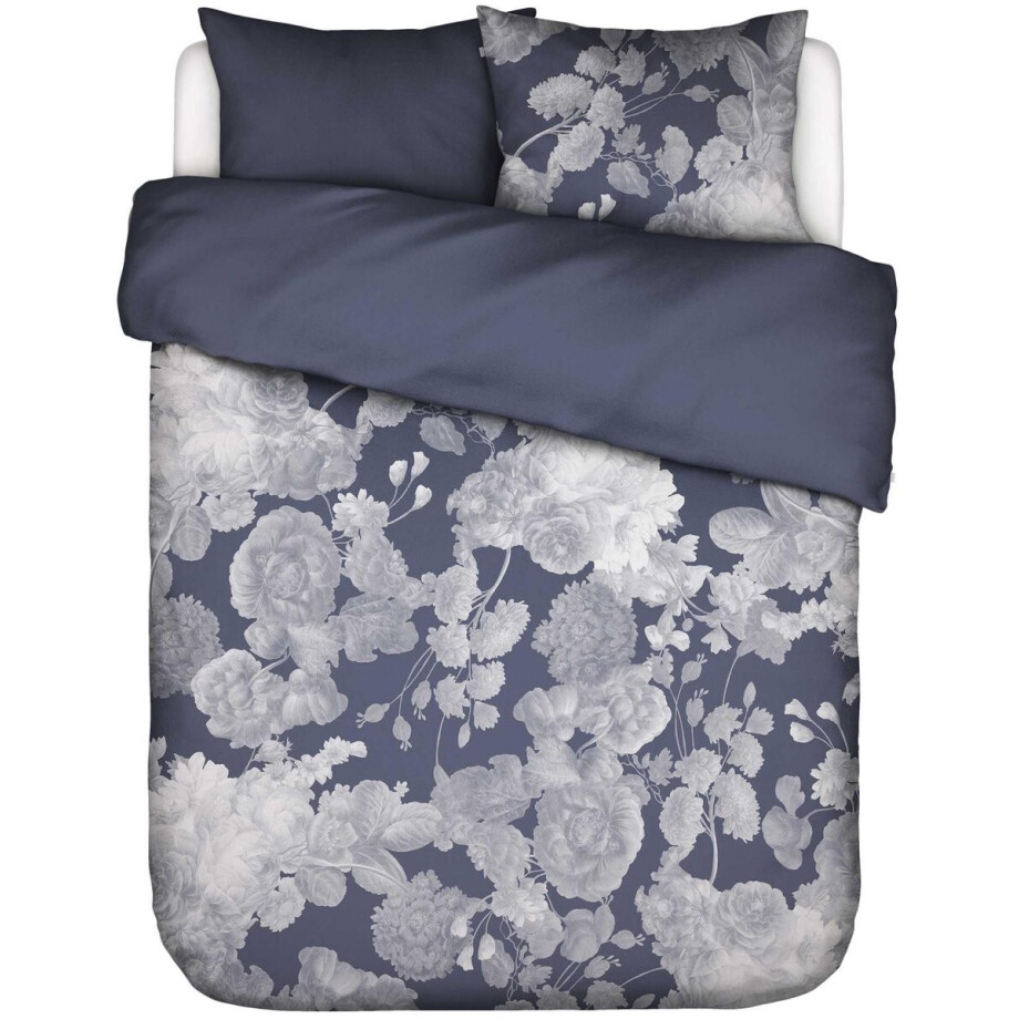 ESSENZA Eunice Dekbedovertrek Nightshadow blue - Tweepersoons – 200x200/220 cm afbeelding 1