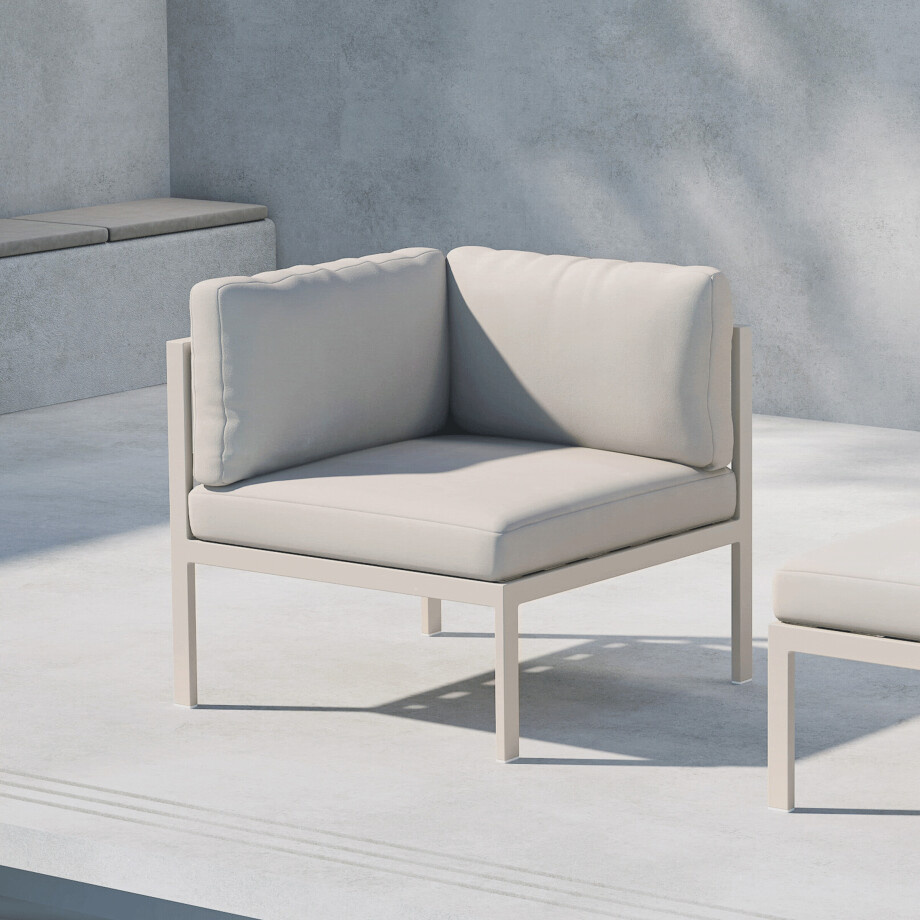 Nohr Loungeset 'Lasheka' Hoekmodule, kleur Beige afbeelding 1