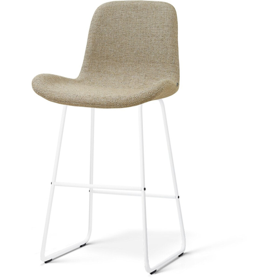 Nolon Nino-Fé barkruk taupe melange - wit onderstel - 75 cm afbeelding 1