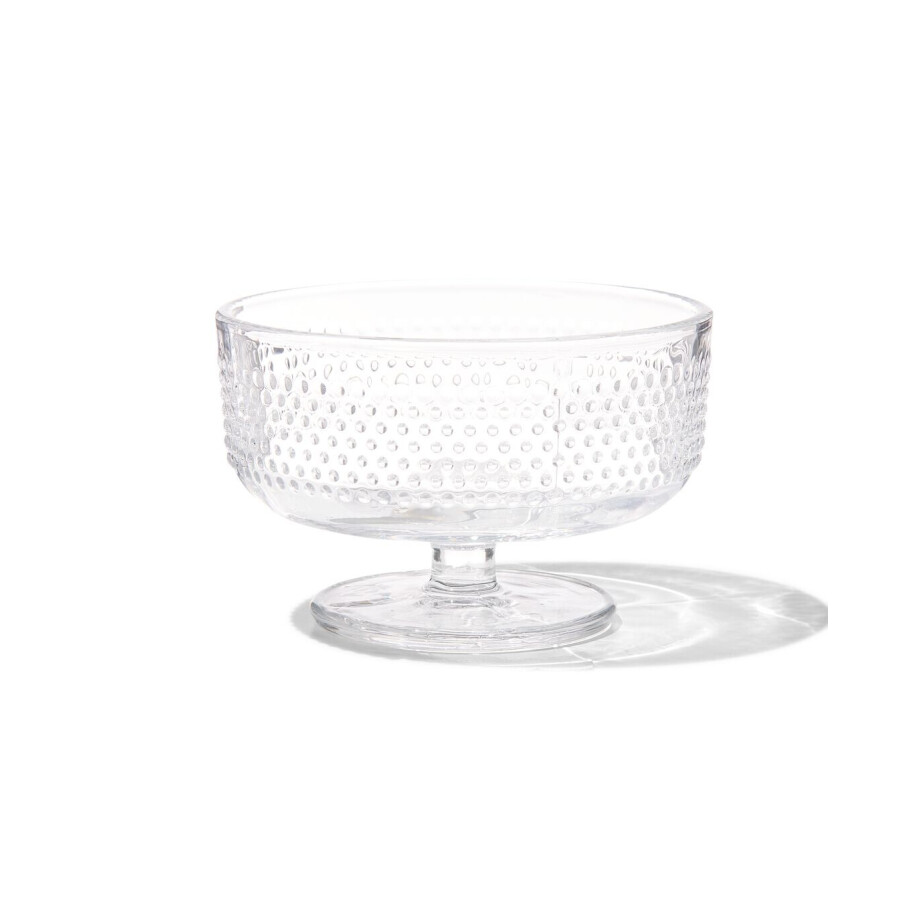 HEMA HEMA Ijscoupe Bergen Reliëf 450ml (transparant) afbeelding 1