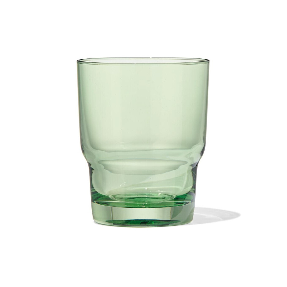 HEMA HEMA Waterglas 300ml Glas Groen (groen) afbeelding 1