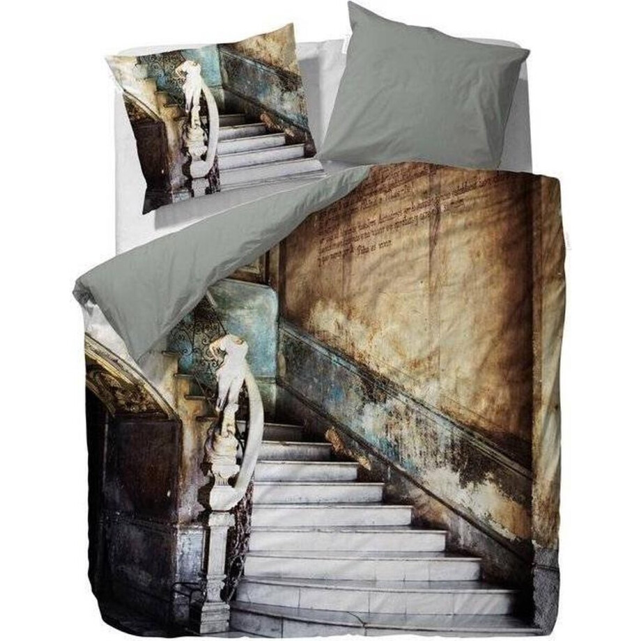 Essenza Fidel Dekbedovertrek - Eenpersoons - 140x200/220 cm - Multi afbeelding 1