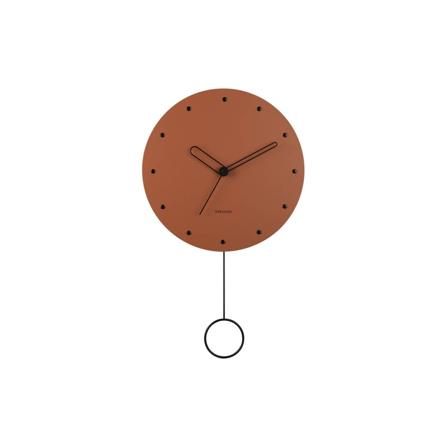 Wandklok Studs met pendulum | KARLSSON afbeelding 1