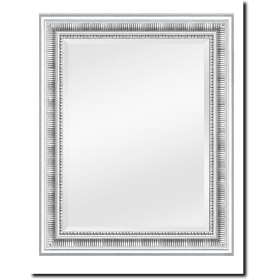 Spiegel Cesarino Zilver Buitenmaat 65x75cm afbeelding 1