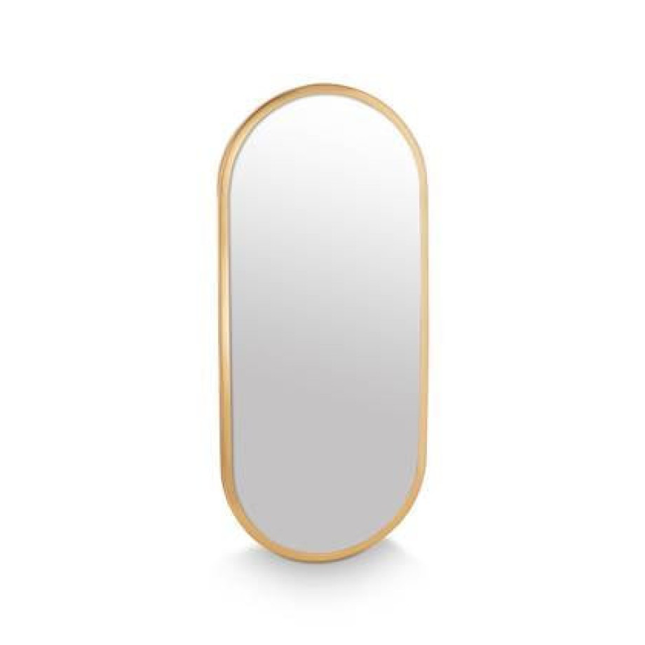 vtwonen Ovale Spiegel - Ovaal - Goud - 50cm afbeelding 1