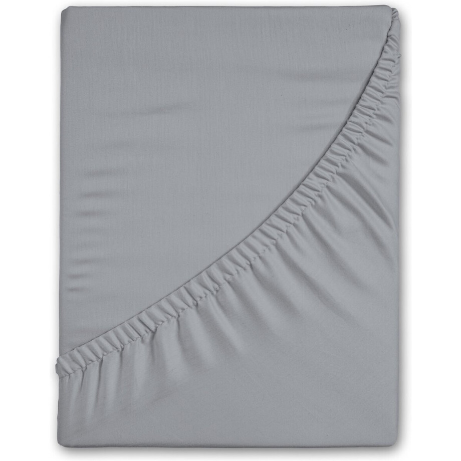 Flanellen Hoeslaken 140x200 cm - Zilver - 1 Persoons - Zacht en Warm - 100% Katoen Flanellen Hoeslaken 140x200 cm - Zilver - 1 Persoons - Zacht en Warm - 100% Katoen afbeelding 1