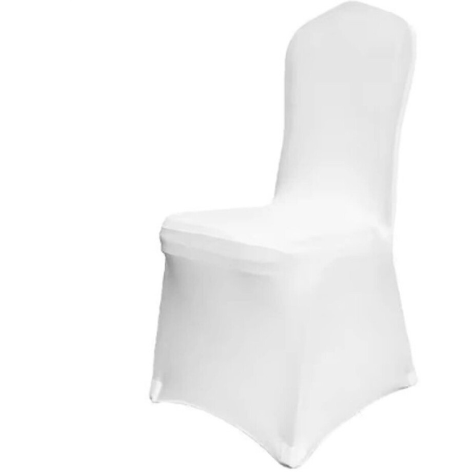 LabelOne Stoelhoezen - Stoelhoes - Stoelhoezen Stretch - Stoelovertrekken - 50 stuks - universeel - zonder armleuning - wit LabelOne Stoelhoezen - Stoelhoes - Stoelhoezen Stretch - Stoelovertrekken - 50 stuks - universeel - zonder armleuning - wit afbeelding 1
