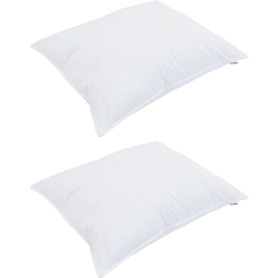 vidaXL - Winter - Duvet - met - kussen - 3 - st - Wit - Microvezel vidaXL - Winter - Duvet - met - kussen - 3 - st - Wit - Microvezel afbeelding 1