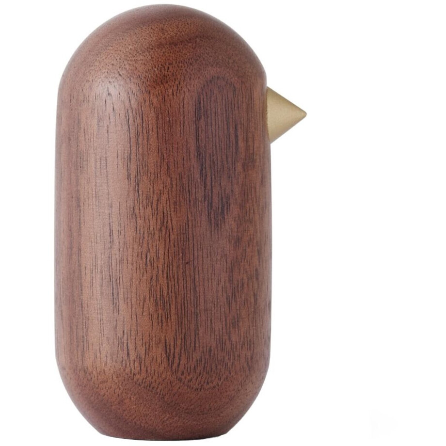 Normann Copenhagen Little Bird Decoratie 7cm Walnoot afbeelding 1