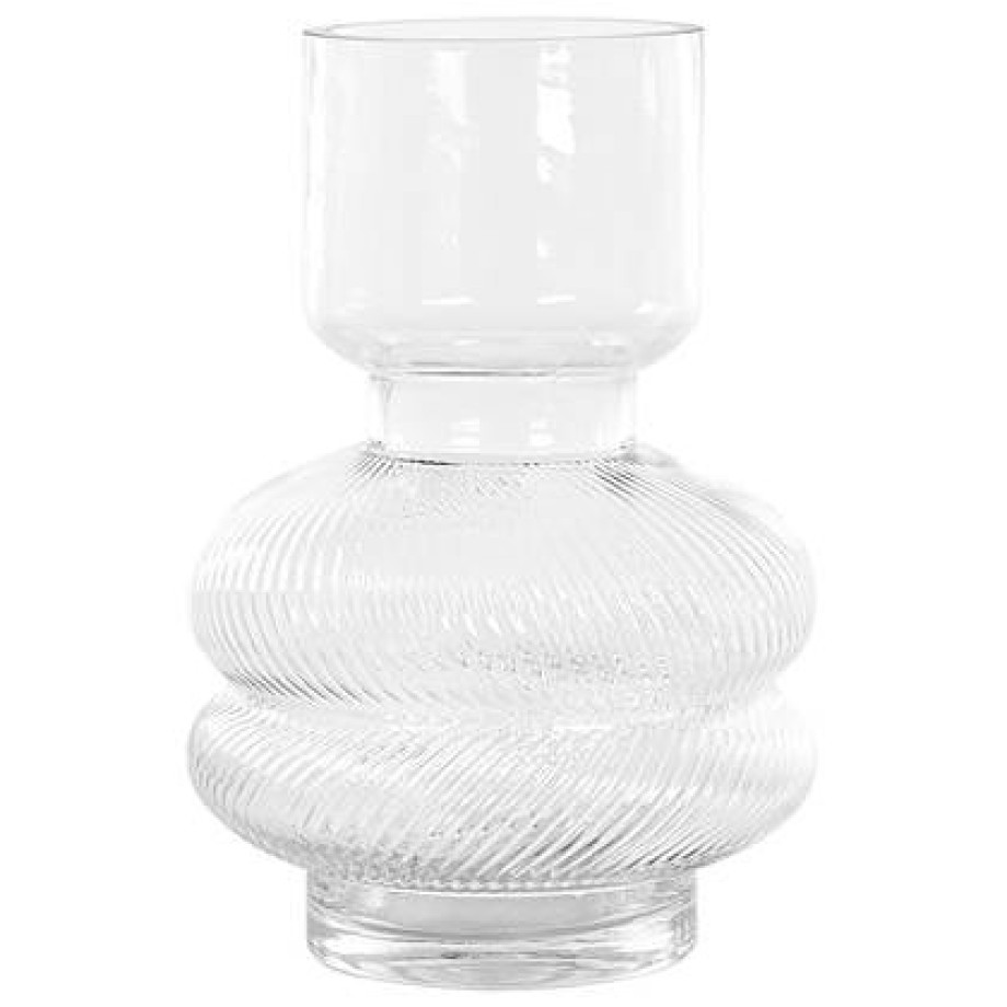 Beliani - RODIA - Decoratieve vaas - Transparant - Glas afbeelding 1