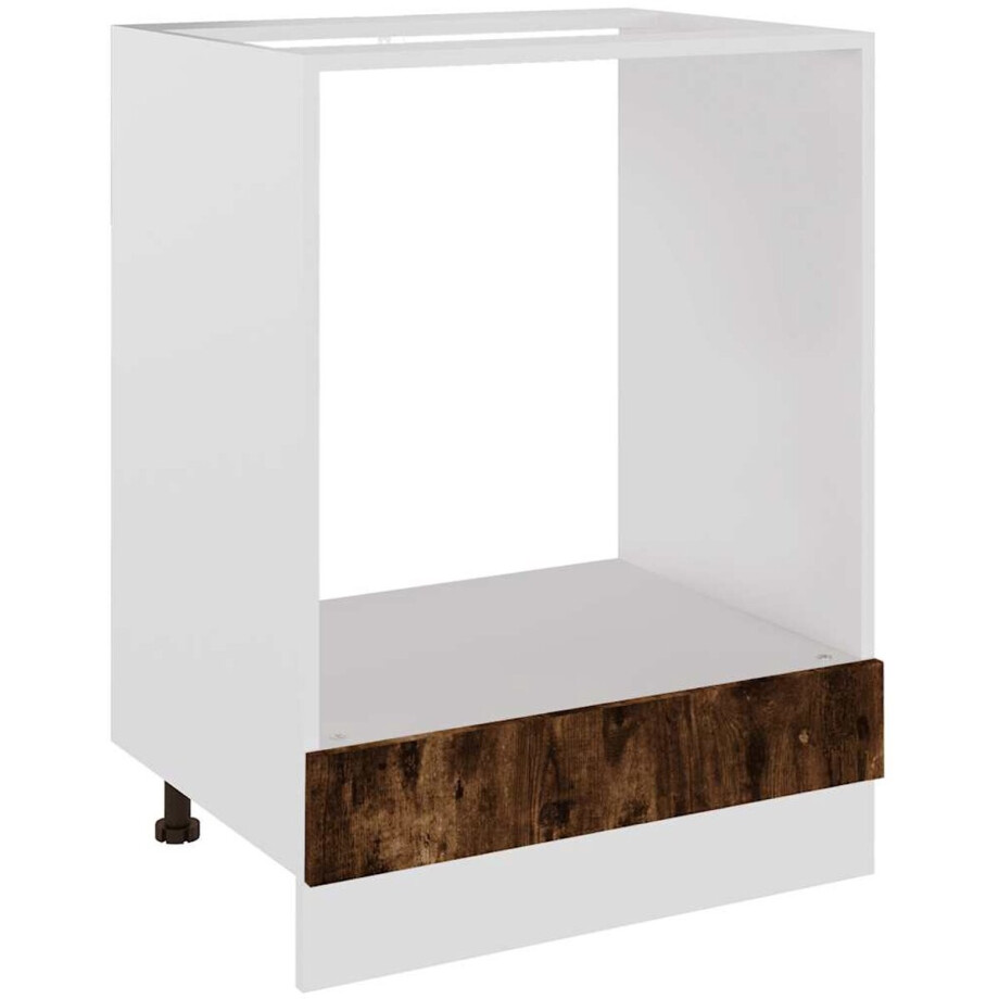 vidaXL - Ovenkast - Lyon - 60x46x81,5 - cm - bewerkt - hout - gerookt - eikenkleurig vidaXL - Ovenkast - Lyon - 60x46x81,5 - cm - bewerkt - hout - gerookt - eikenkleurig afbeelding 1