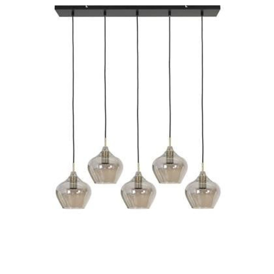 Light & Living Hanglamp Rakel - Antiek Brons - 5L 104x20x120cm afbeelding 1