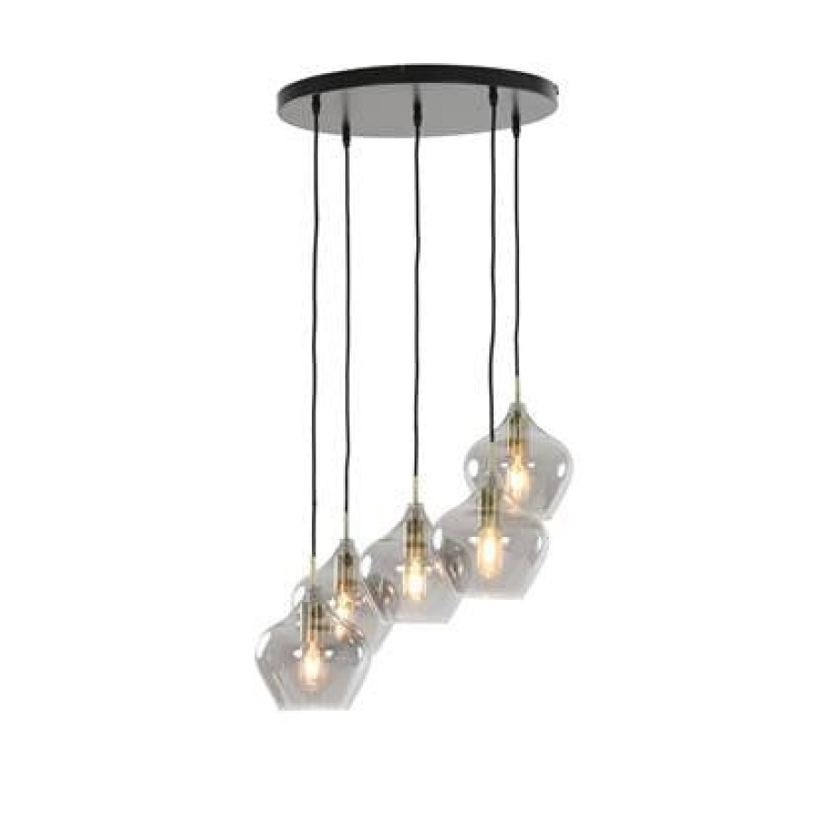 Light & Living Hanglamp Rakel - Antiek Brons - Ã61cm - 5L afbeelding 1
