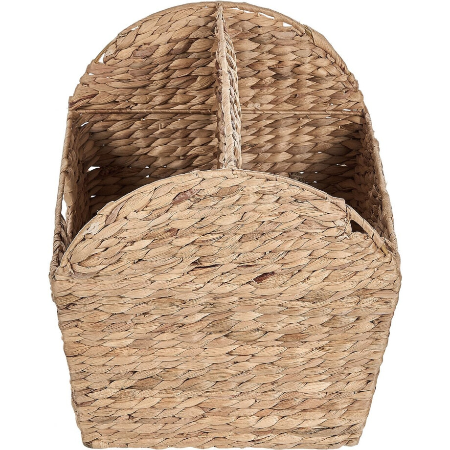 BELIANI VINH - Tijdschriftenrek - Lichtbruin - Waterhyacint BELIANI VINH - Tijdschriftenrek - Lichtbruin - Waterhyacint afbeelding 1