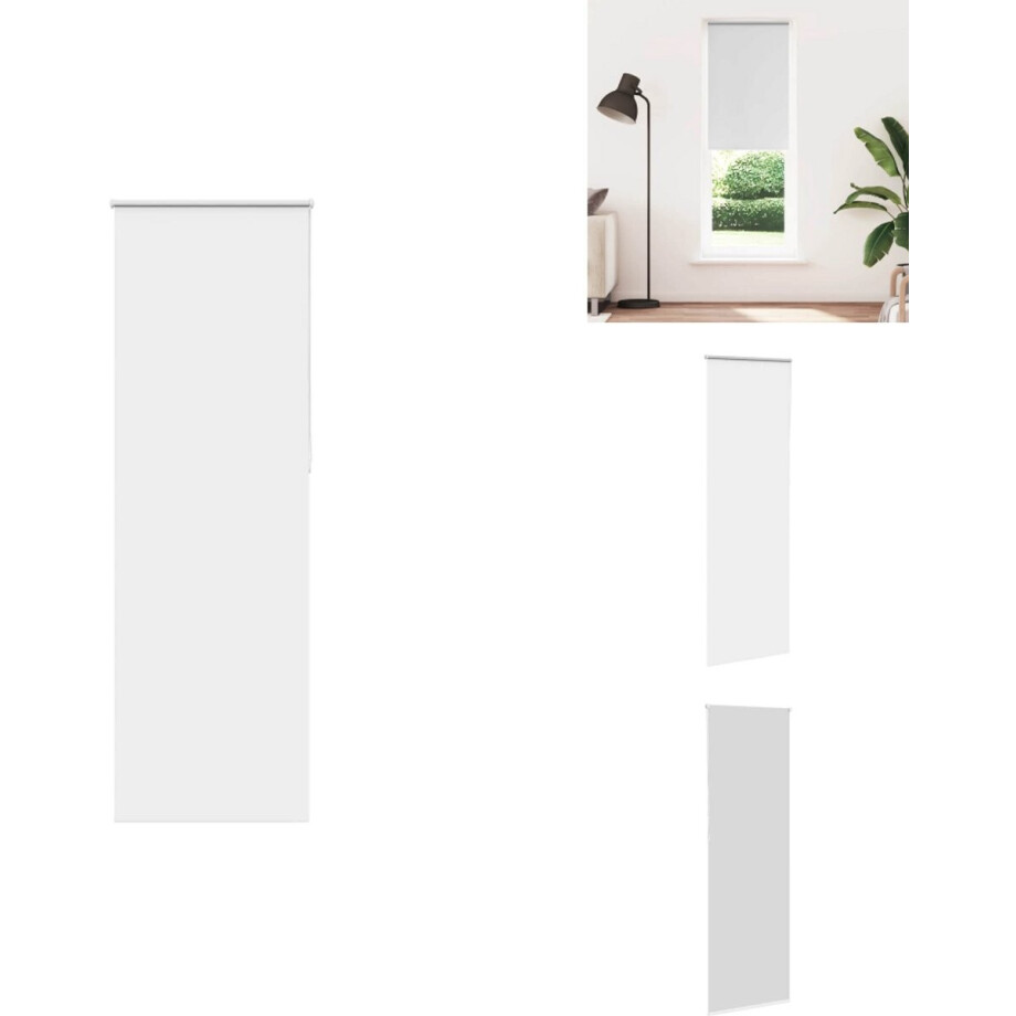 vidaXL Rolgordijn - Rolgordijnen - Dag- En Nachtgordijn - Verduisterend Rolgordijn - Rolgordijn verduisterend 75x230cm stofbreedte 70,7 cm polyester afbeelding 1