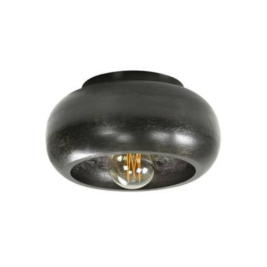 MOOS Stijn Plafondlamp Ã 34 cm - Zwart Nikkel afbeelding 1