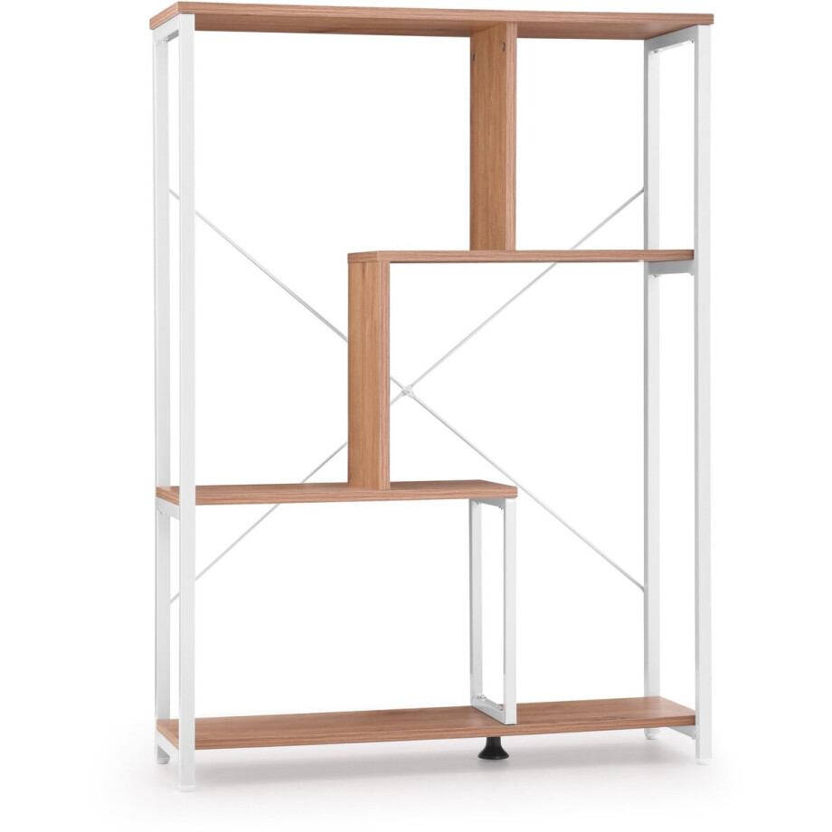 Staand rek / ruimteverdeler Kalag Eco wit/eiken hjh LIVING afbeelding 1