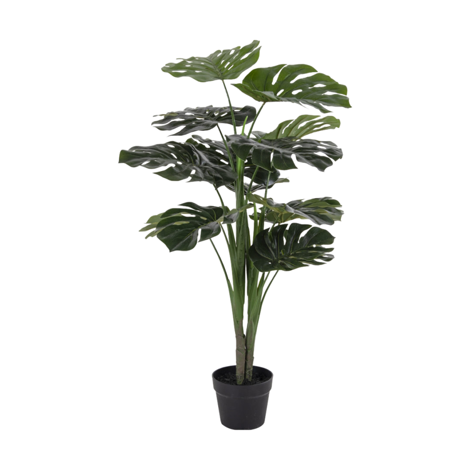 Denise Monstera kunstplant - 90 cm afbeelding 1