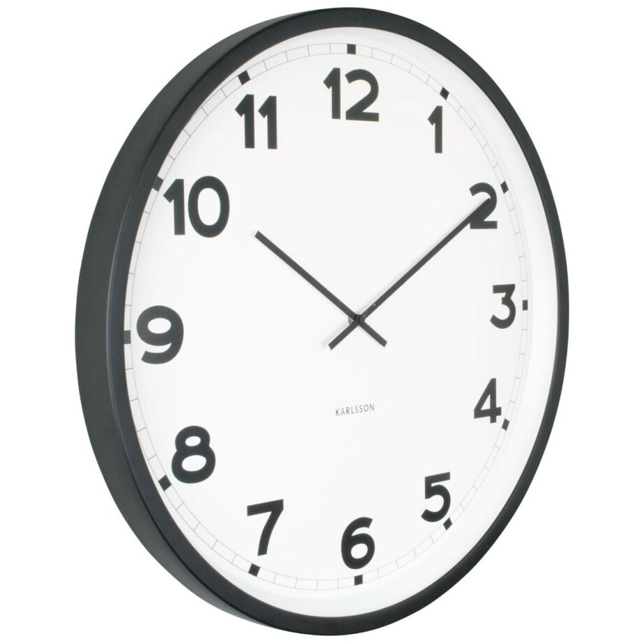 Karlsson Wandklok New Classic - Medium - Wit - Ø40,6cm - Modern afbeelding 1