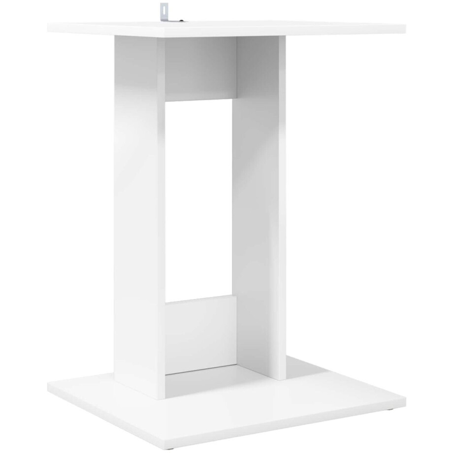 vidaXL - Bijzettafel - Wit - 45 - x - 40 - x - 62,5 - cm - Bewerkt - hout afbeelding 1