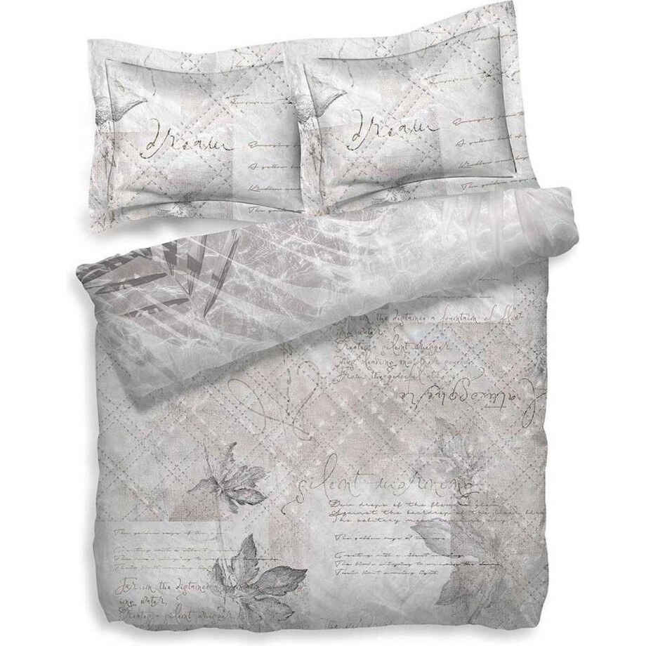 Heckett & Lane Bleecker Dekbedovertrek - Tweepersoons - 200x200/220 cm - Grijs Heckett & Lane Bleecker Dekbedovertrek - Tweepersoons - 200x200/220 cm - Grijs afbeelding 1