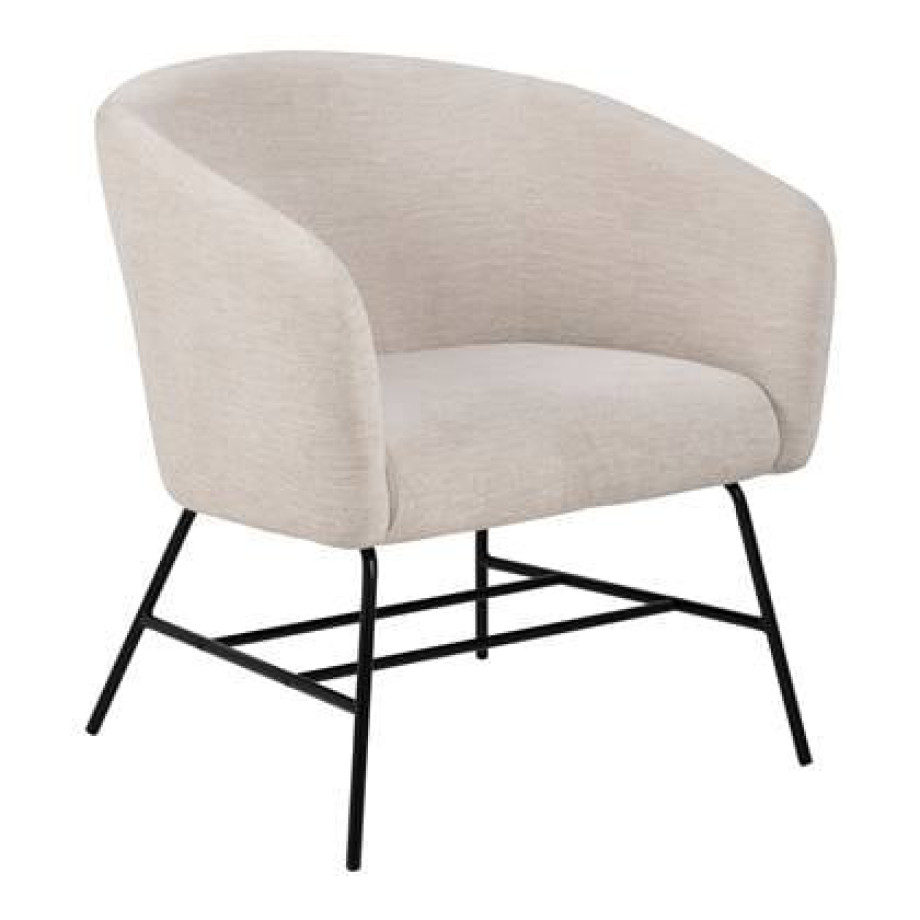 by fonQ Shell Fauteuil - CrÃ¨me afbeelding 1