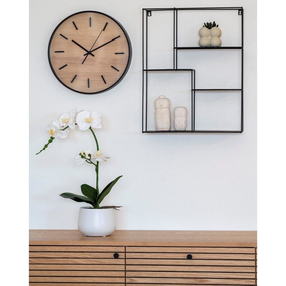 House Nordic Orchidee Kunstplant Groen/Wit H49 cm afbeelding 1