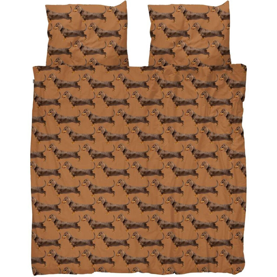 Snurk dekbedovertek James brown - 2-persoons (200x200/220 cm incl. 2 slopen) Snurk dekbedovertek James brown - 2-persoons (200x200/220 cm incl. 2 slopen) afbeelding 1
