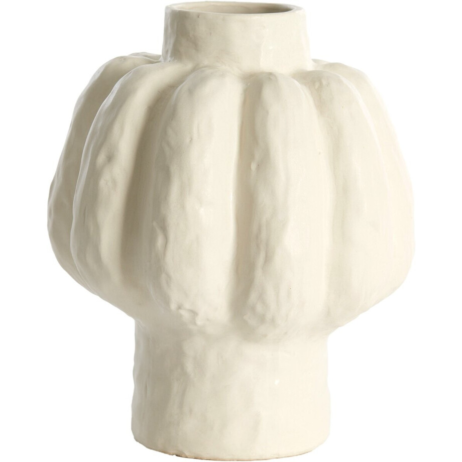 Light & Living - Vaas ALIVERI - Ø25x29cm - Wit afbeelding 1