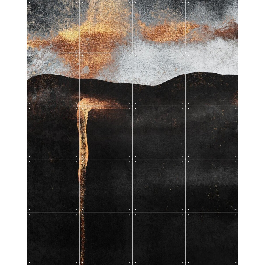 IXXI Ember, Elisabeth Fredriksson & Various - 80 x 100 cm - Gratis ophangtool - Grote wanddecoratie en posters - Abstract, Slaapkamer, Woonkamer afbeelding 1