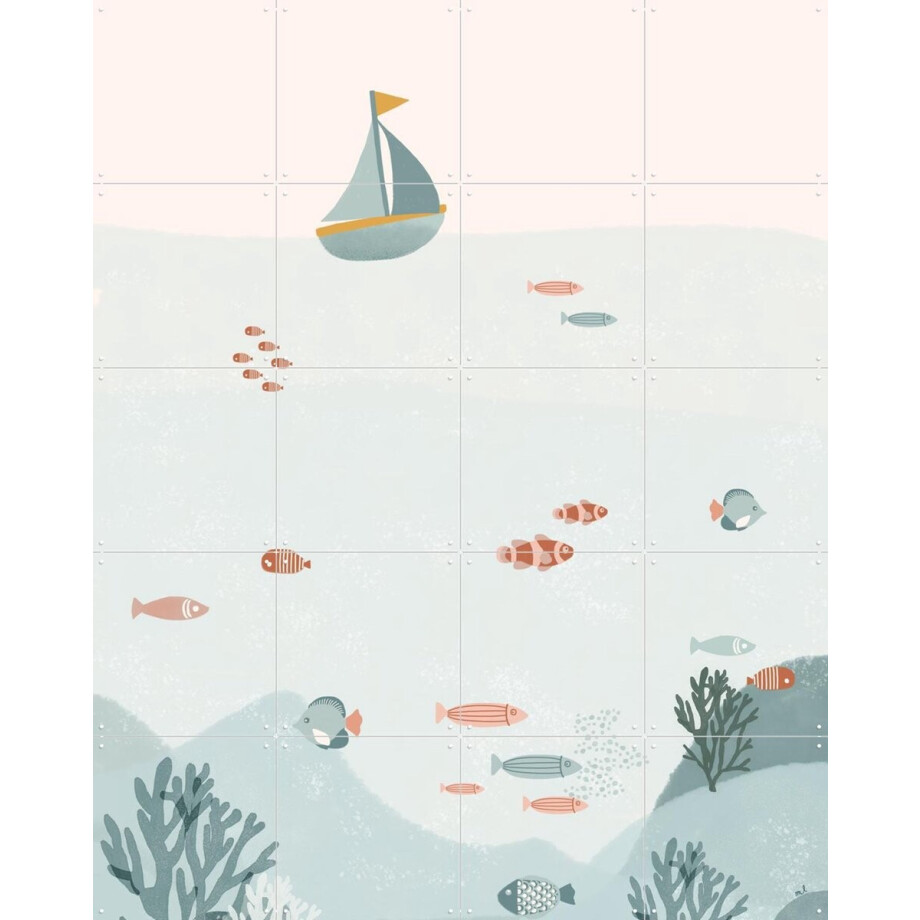 IXXI Under the Blue Sea, Menina Lisboa & Various - 80 x 100 cm - Gratis ophangtool - Grote wanddecoratie en posters - Grafisch Ontwerp, Speels IXXI Under the Blue Sea, Menina Lisboa & Various - 80 x 100 cm - Gratis ophangtool - Grote wanddecoratie en posters - Grafisch Ontwerp, Speels afbeelding 1