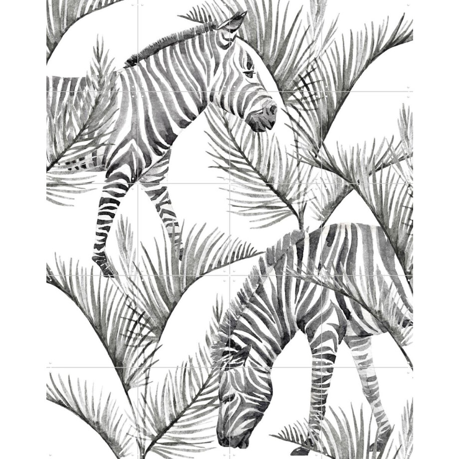 IXXI Zebra Palm, Creative Lab Amsterdam - 80 x 100 cm - Gratis ophangtool - Grote wanddecoratie en posters - Illustraties, Grafisch Ontwerp, Aquarel IXXI Zebra Palm, Creative Lab Amsterdam - 80 x 100 cm - Gratis ophangtool - Grote wanddecoratie en posters - Illustraties, Grafisch Ontwerp, Aquarel afbeelding 1