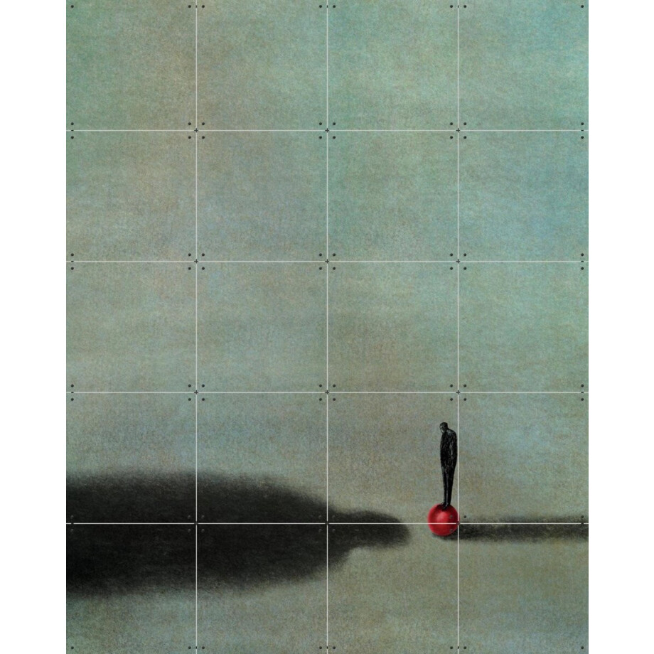 IXXI Red Dot, Jetske Kox - 80 x 100 cm - Gratis ophangtool - Grote wanddecoratie en posters - Illustraties, Surrealisme, Minimalisme, Woonkamer IXXI Red Dot, Jetske Kox - 80 x 100 cm - Gratis ophangtool - Grote wanddecoratie en posters - Illustraties, Surrealisme, Minimalisme, Woonkamer afbeelding 1