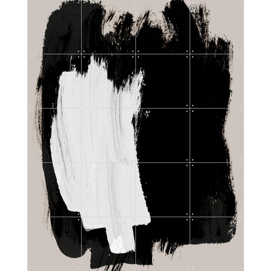 IXXI Abstract Brush Strokes 16, Mareike Böhmer - 80 x 100 cm - Gratis ophangtool - Grote wanddecoratie en posters - Abstract, Kwaststreken, Woonkamer afbeelding 1