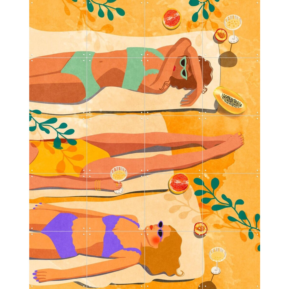 IXXI Summer Girls, Raissa Oltmanns - 80 x 100 cm - Gratis ophangtool - Grote wanddecoratie en posters - Illustraties, Grafisch Ontwerp, Kleurrijk IXXI Summer Girls, Raissa Oltmanns - 80 x 100 cm - Gratis ophangtool - Grote wanddecoratie en posters - Illustraties, Grafisch Ontwerp, Kleurrijk afbeelding 1