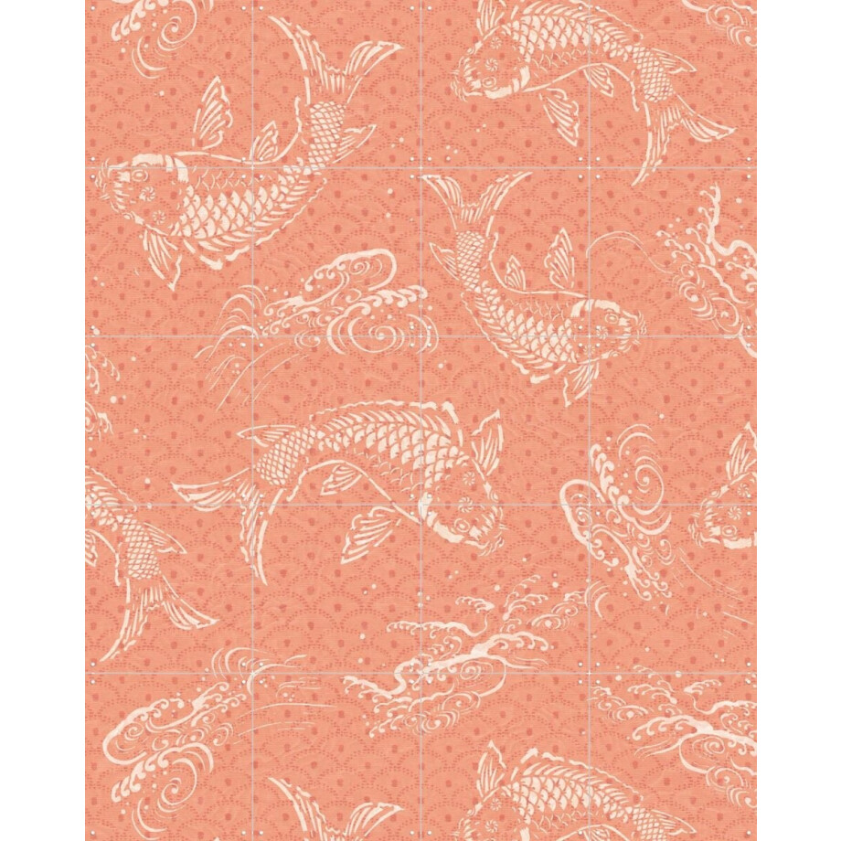 IXXI Peach Fuzz Koi Fish, Bloomery Decor - 80 x 100 cm - Gratis ophangtool - Grote wanddecoratie en posters - Kleurrijk, IXXI Peach Fuzz Koi Fish, Bloomery Decor - 80 x 100 cm - Gratis ophangtool - Grote wanddecoratie en posters - Kleurrijk, afbeelding 1