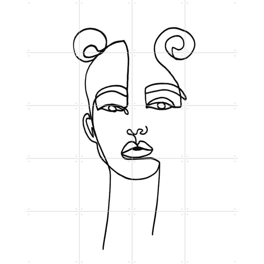 IXXI Poppy, Julia Hariri - 80 x 100 cm - Gratis ophangtool - Grote wanddecoratie en posters - Illustraties, Line art, Portretten IXXI Poppy, Julia Hariri - 80 x 100 cm - Gratis ophangtool - Grote wanddecoratie en posters - Illustraties, Line art, Portretten afbeelding 1